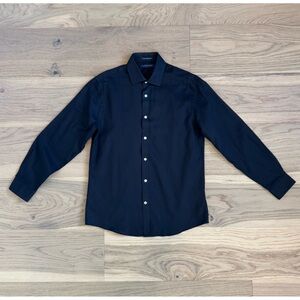 Tommy Hilfiger Men's Black Dress Shirt, size Medium